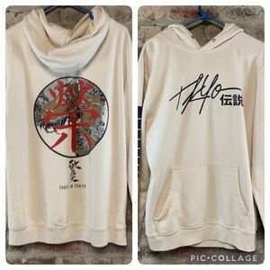 Tuned in Tokyo graphic sweatshirt unisex xl